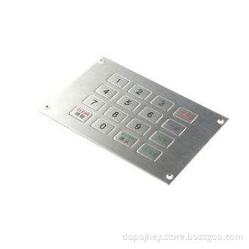 Stainless Numeric Metal Keypad with Serial port or PS/2 or